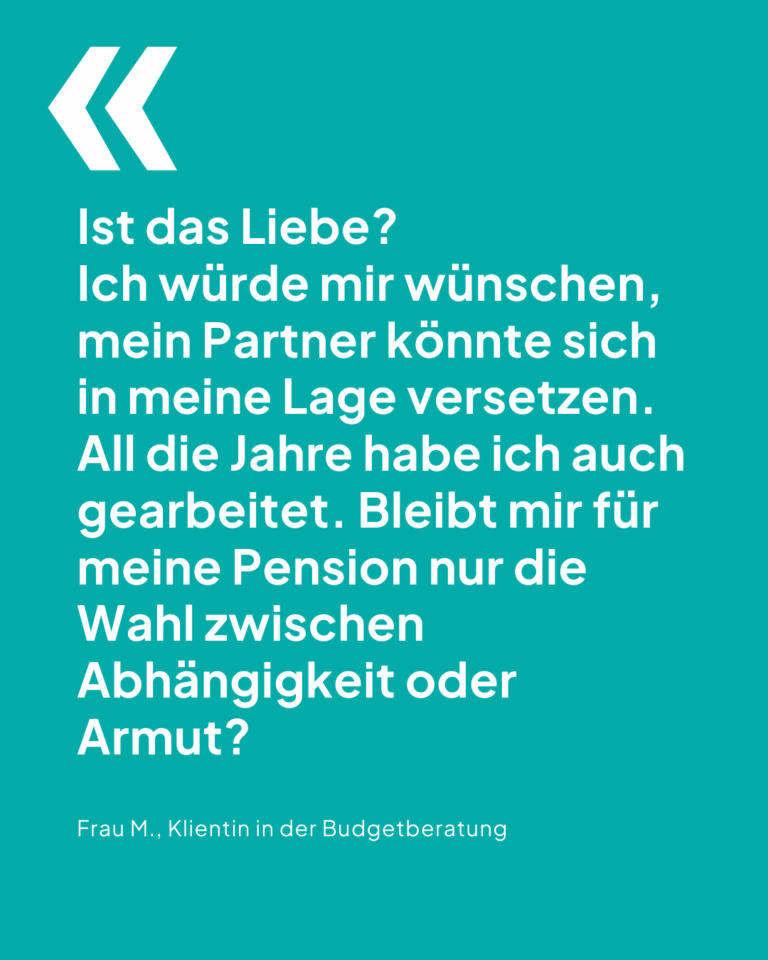 Folgen von Care-Arbeit auf die Rente. Wenn Care-Arbeit unsichtbar bleibt