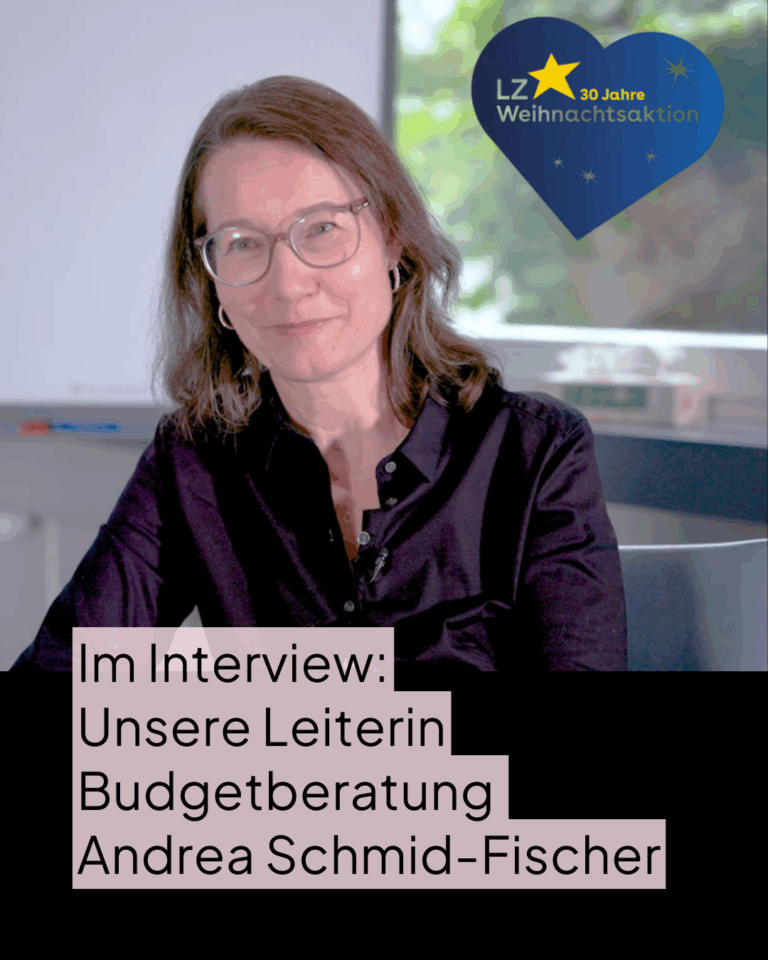 Budgetberatung bei der Frauenzentrale Luzern unterstützt mit ihrem Knowhow die LZ-Weihanchtsaktion.