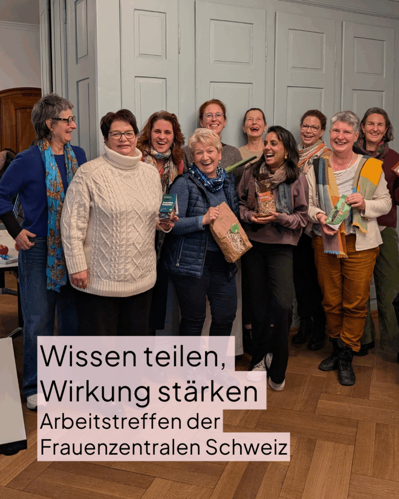 Frauenzentralen Schweiz im Austausch und vernetzt.