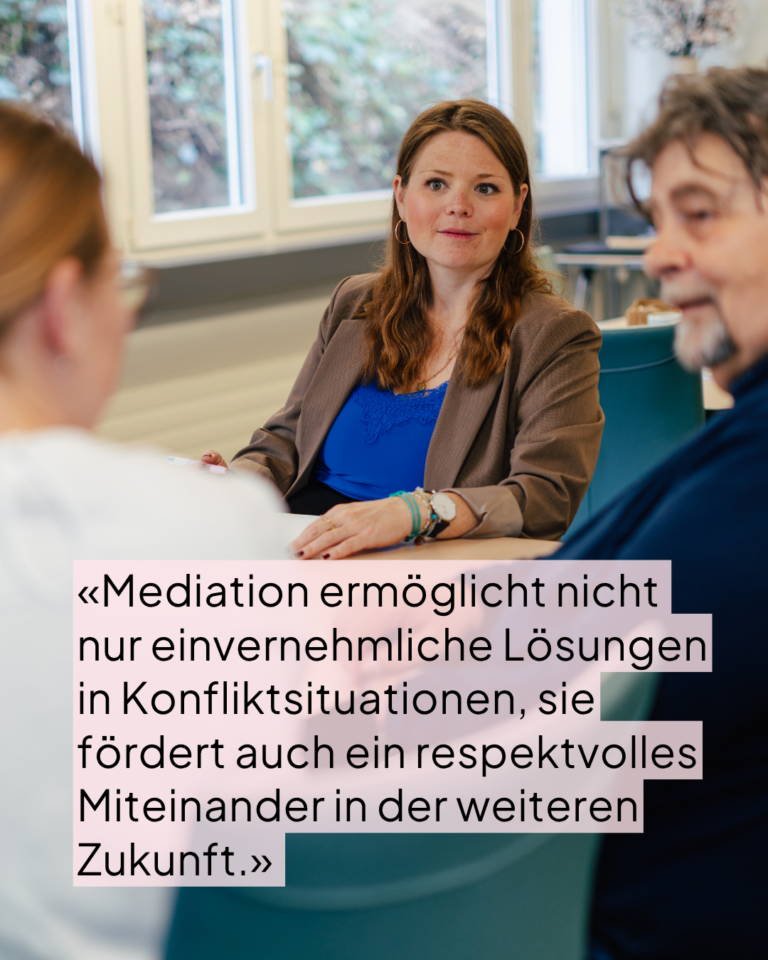 Mediation in den Räumlichkeiten der Frauenzentrale Luzern