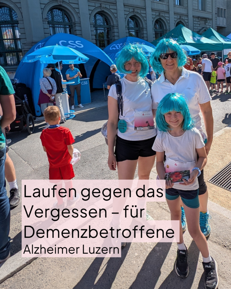 Solidaritätslauf Stadtlauf Luzern, alzheimer Luzern, Teilnahme der Frauenzentrale Luzern