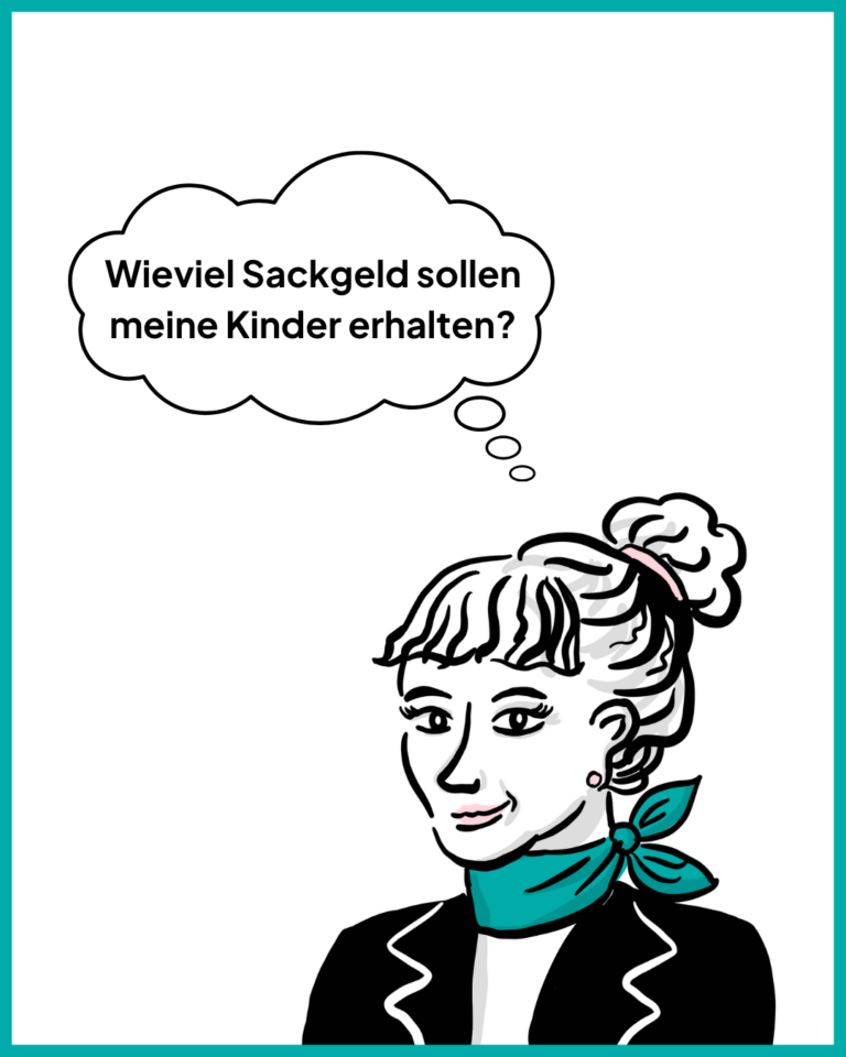 Wieviel Sackgeld oder Taschengeld sollen meine Kinder erhalten?