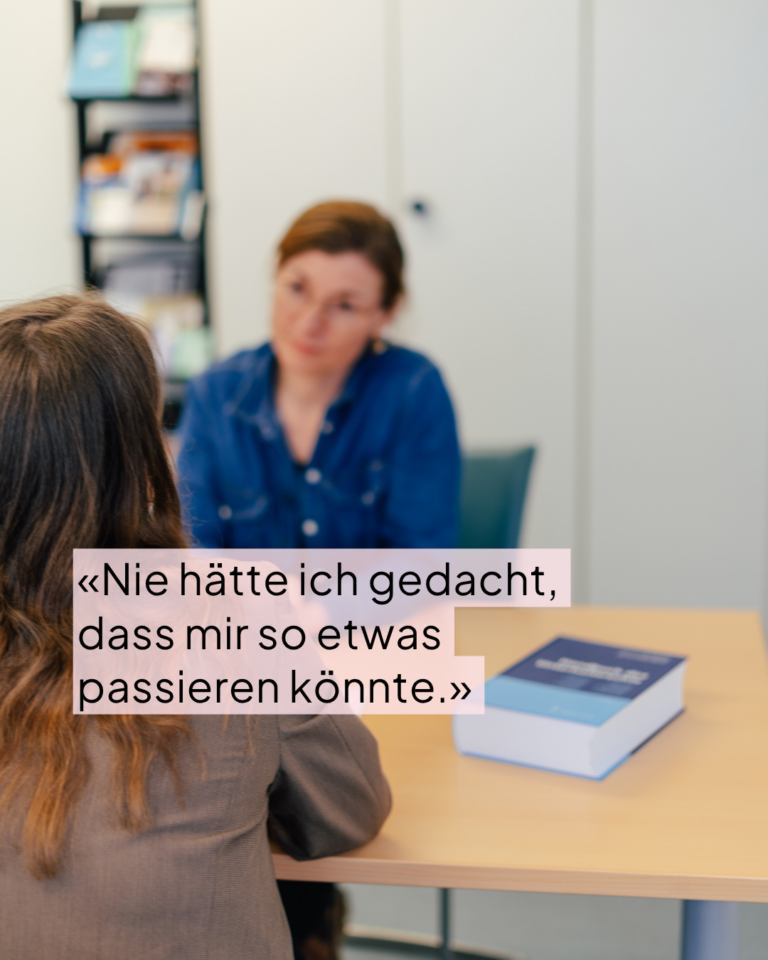 Was bedeutet eine Betreibung in der Ehe? Hafte ich für meinen Partner mit? Die Frauenzentrale Luzern bietet Rechtsberatungen für die Zentralschweiz, Uri, Zug, Obwalden, Nidwalden und Schwyz an.